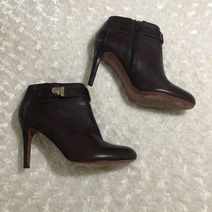 Coach Sondra Leather Booties